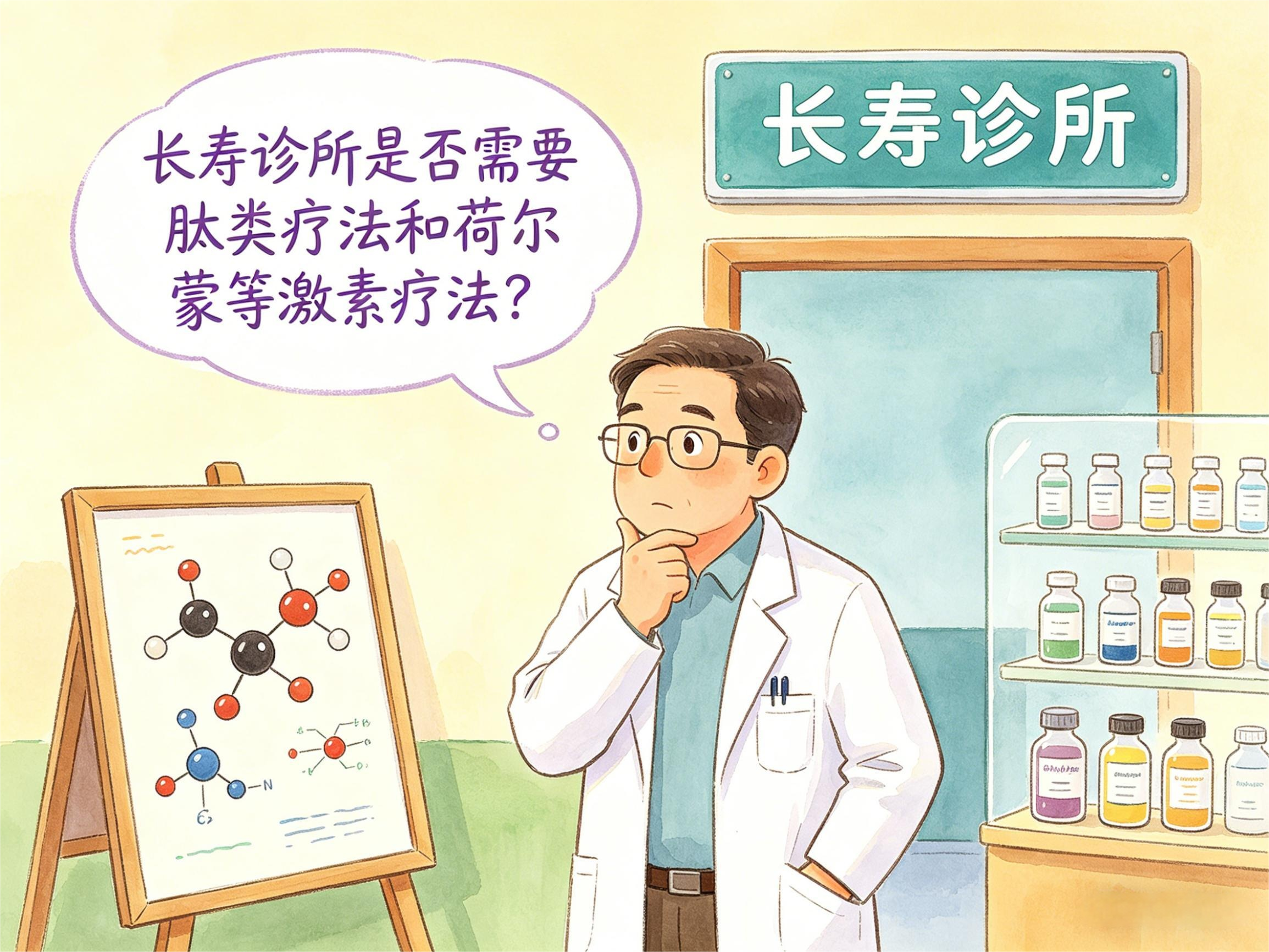 长寿诊所是否需要肽类疗法和荷尔蒙激素疗法？